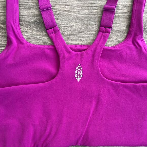 Free People Movement x HATCH Never Better Maternity Bra Small Square Neck Purple - Picture 8 of 9